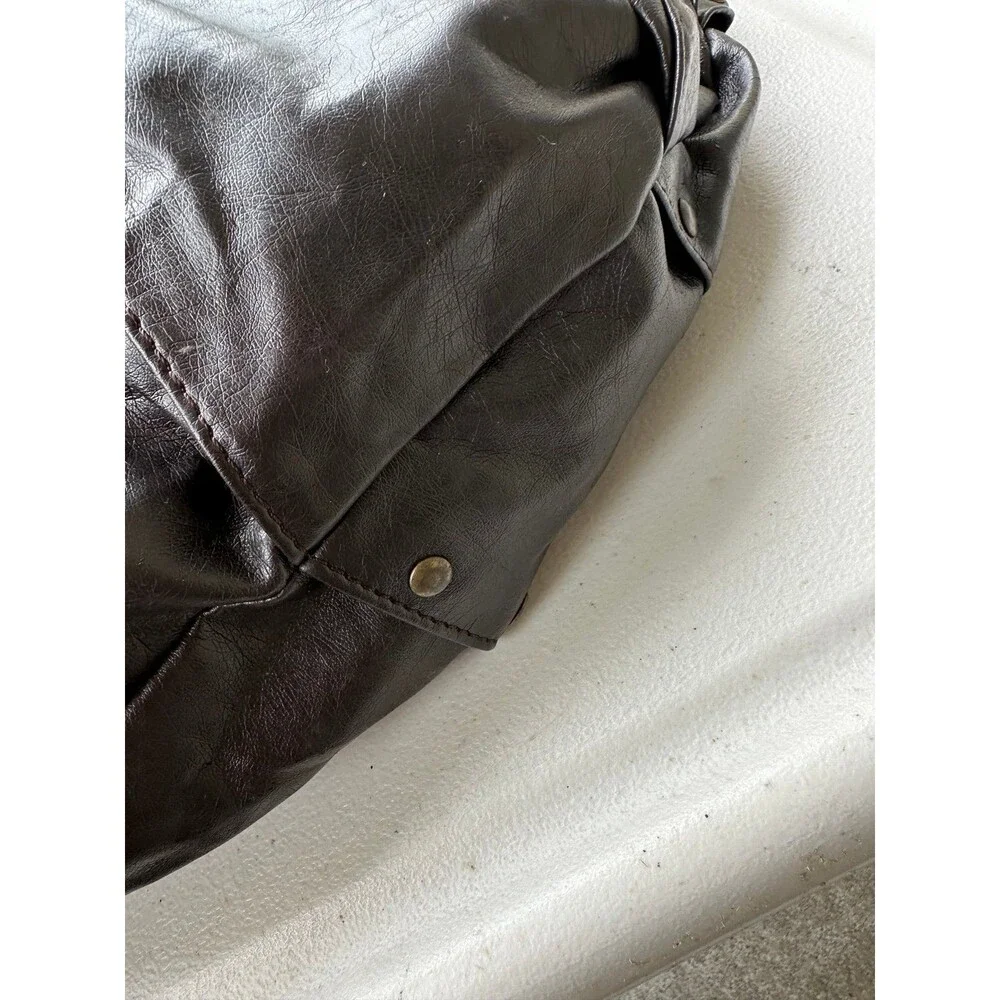 Vintage Kooba Vegan Leather Slouchy Bohemian Mombasa Aesthetic Hobo Shoulder Bag